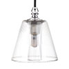 Newton Fine Fluted Bathroom Pendant in Nickel