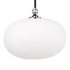 Camden Opal Bathroom Pendant in Nickel