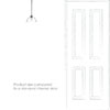 Emelia Fluted Bathroom Pendant in Nickel