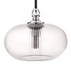 Hampstead Fine Fluted Bathroom Pendant in Nickel