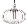 Hampstead Fluted Bathroom Pendant in Nickel