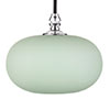 Hampstead Jade Green Bathroom Pendant Light in Nickel