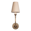 Mayfield Single Arm Wall Light in Antiqued Brass