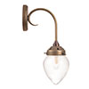 Iona Fine Fluted Wall Light in Antiqued Brass