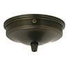Charleston Ceiling Rose with Grip in Bronze Metallic
