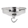 Charleston Ceiling Rose with Hook in Nickel