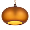 Hampstead Amber Pendant Light in Antiqued Brass