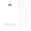 Hampstead Smoked Pendant Light in Antiqued Brass