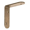 Ashford Shelf Bracket In Antiqued Brass