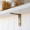 Ashford Shelf Bracket In Antiqued Brass