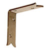 Kendal Shelf Bracket In Antiqued Brass