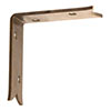 Kendal Shelf Bracket In Antiqued Brass