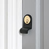 Yale Lock Surround in Matt Black