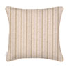45cm Piped Cushion Cover In Gold Cottage Stripe