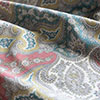 Norwood Fabric in Red and Teal