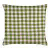 50cm Knife Edge Cushion Cover in Green Killarney Linen