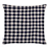 50cm Knife Edge Cushion Cover in Indigo Blue Killarney Linen