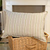 60cm Oxford Rectangular Cushion Cover in Green Galway Linen