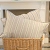 60cm Oxford Rectangular Cushion Cover in Green Galway Linen