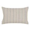 60cm Oxford Rectangular Cushion Cover in Indigo Blue Galway Linen
