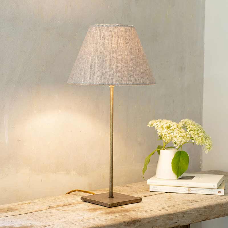 Small Porter Table Lamp in Beeswax