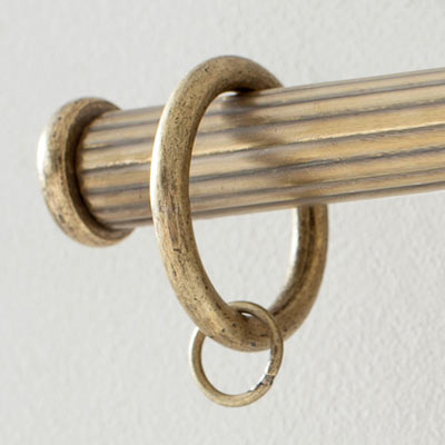 Brass Double Hoop