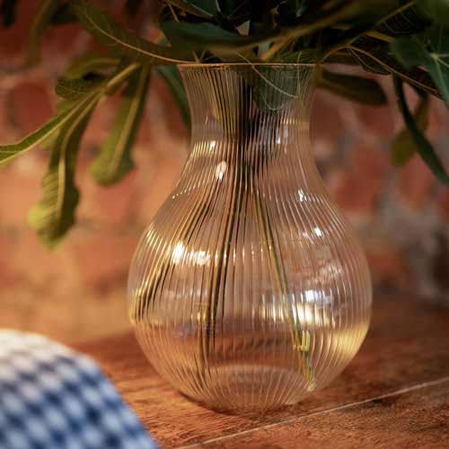 Caversham Fine Fluted Glass Vase