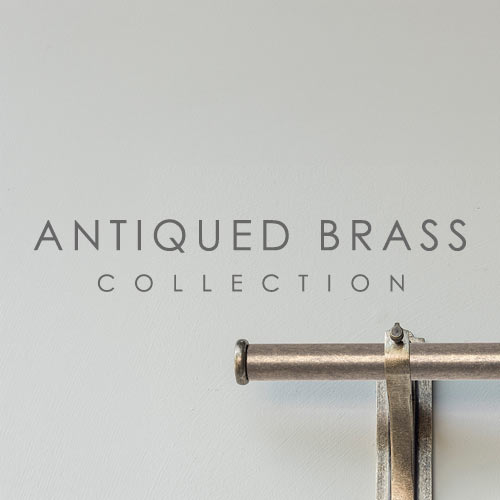 Antiqued Brass pole collection