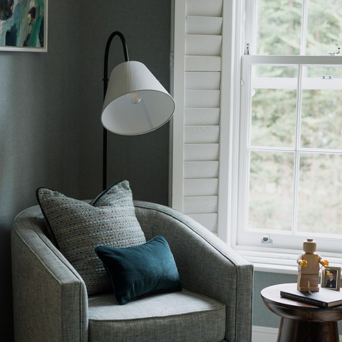Lansdown Pendants over kitchen island