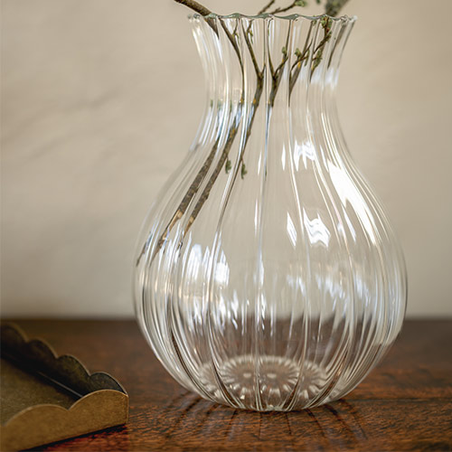 Caversham Fluted Glass Vase