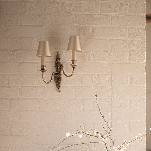 Right Handed Double Rococo Wall Light