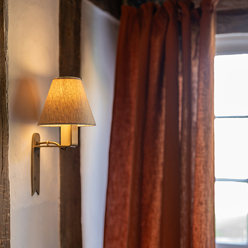 Curtain in Paprika Waterford Linen