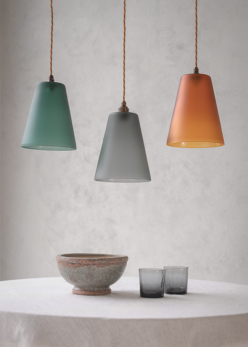 Coloured Glass Pendants