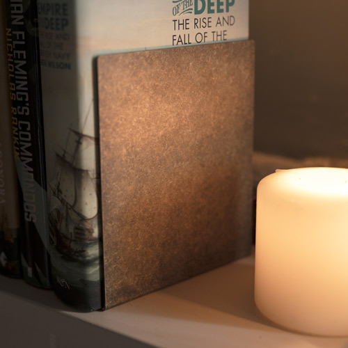 Bookend in Antiqued Brass