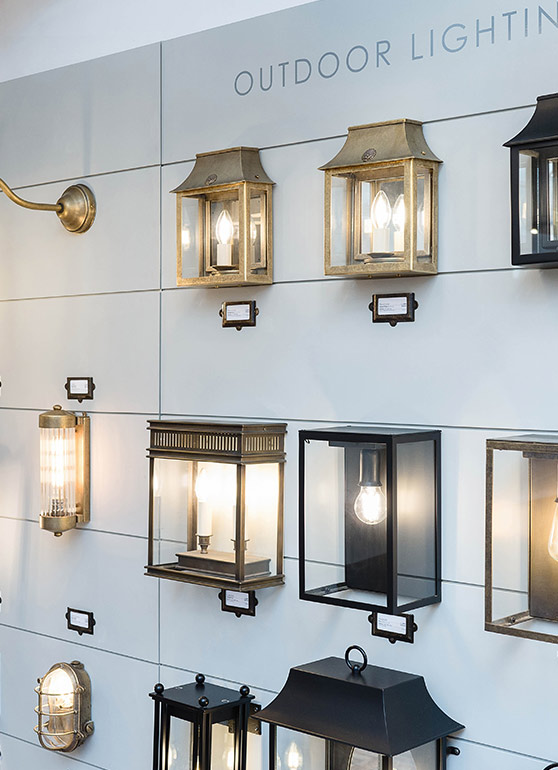 Orla and Ava pendants in Bath window