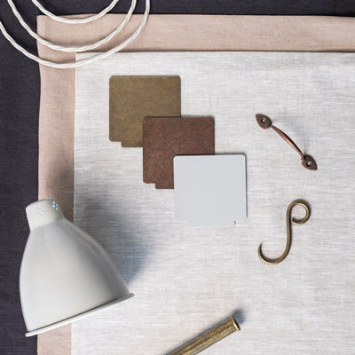 Mix brass with copper and clay