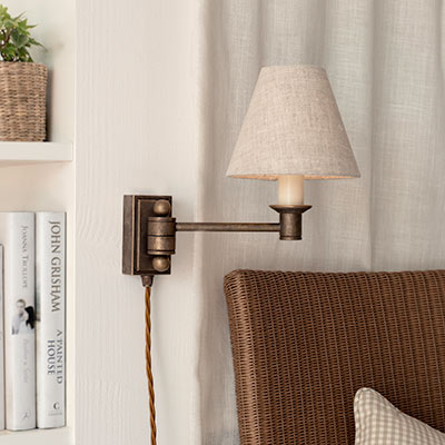 Hanson Library Plug-in Wall Light 
