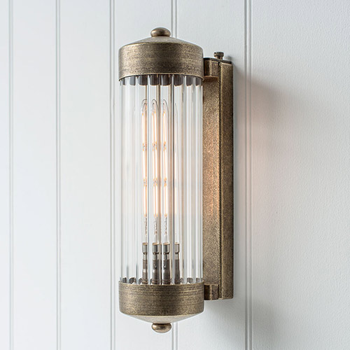 Cheltenham Wall Light in Antiqued Brass