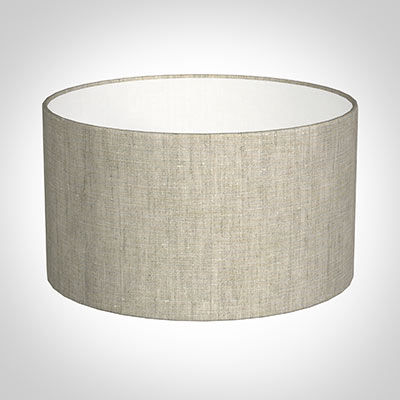 30cm Wide Cylinder Shade in Natural Isabelle Linen