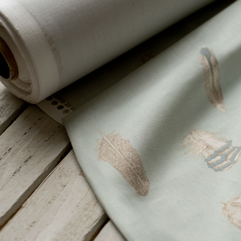 Featherdown Duck Egg Blue Fabric