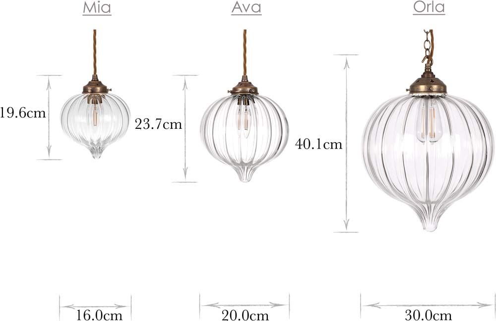 Mia/Ava/Orla Sizes