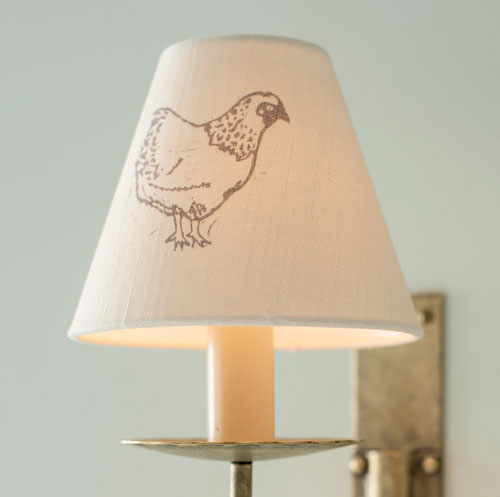 Sussex Hen Candle Shade