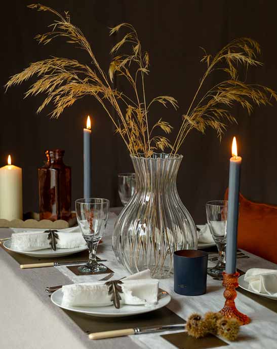 Autumnal table setting
