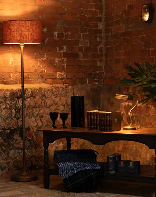 Rich brass and earthy tones