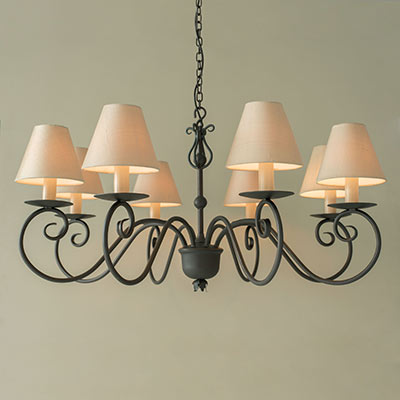 Scrolled Pendant Light