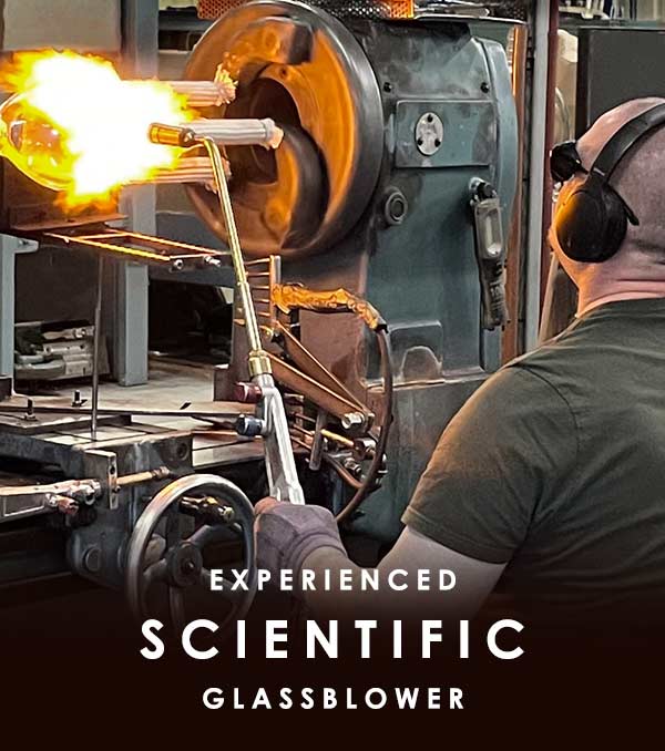 Scientific Production Glass Blower