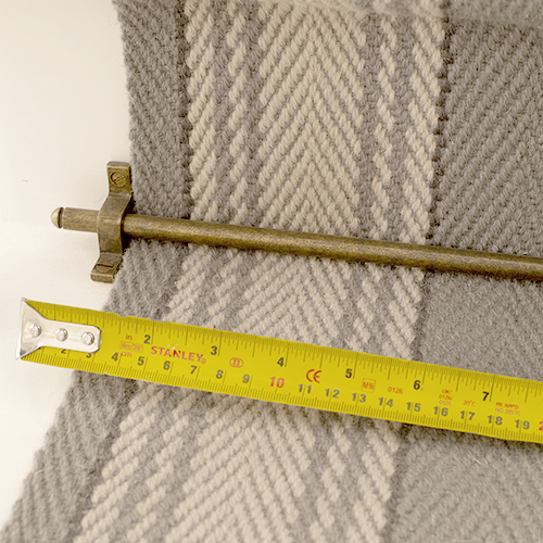 Measuring Guide for Stair Rods