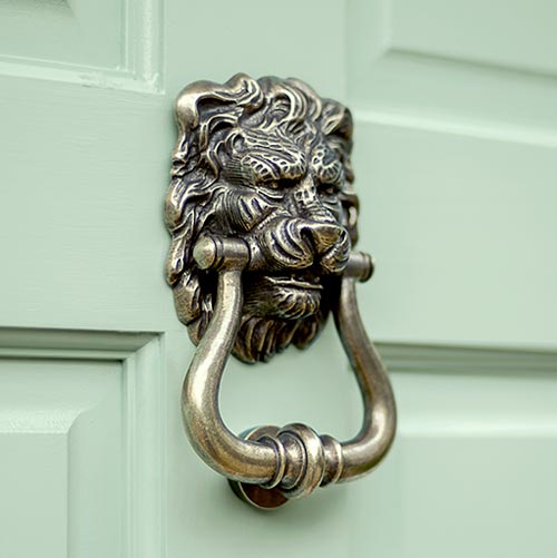 Lion's Head Door Knocker