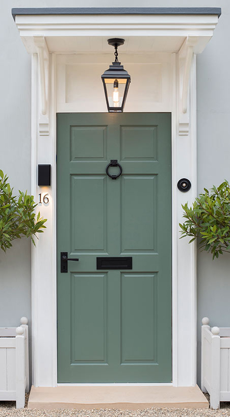 Matt Black Front Door Furniture