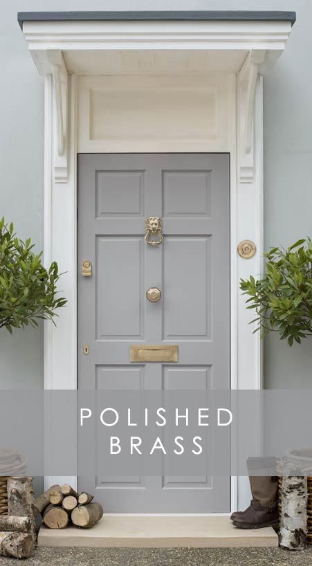 Polished Brass Front Door Furniture